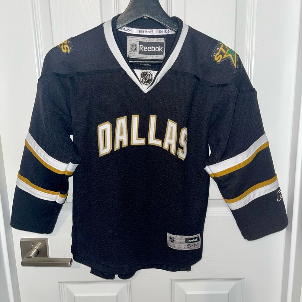 NHL Dallas Stars Black Jersey Youth Medium/Small
